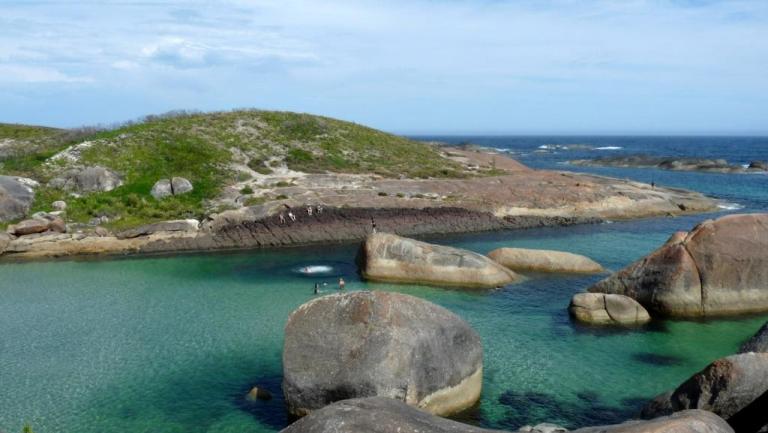 Pool bei den Elephant Rocks